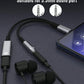 2-In-1 USB-C To AUX Audio Interface With PD 60W Fast Charging Adapter Cable,