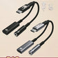 2-In-1 USB-C To AUX Audio Interface With PD 60W Fast Charging Adapter Cable,
